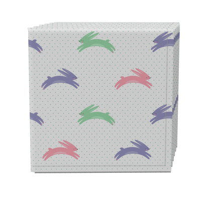Cotton Twill Polka Dots Square Napkin