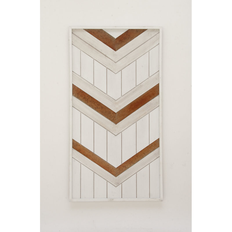 Décoration murale en métal/bois