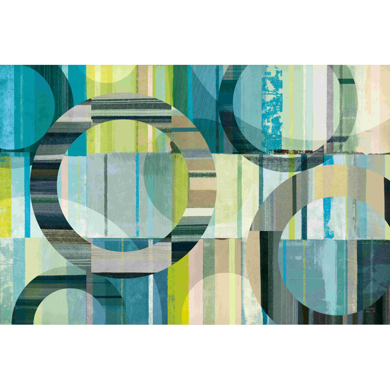 «Spring Circles» par Michael Mullan, impression sur toile tendue, H 8 po x l 12 po, Toile tendue, Non