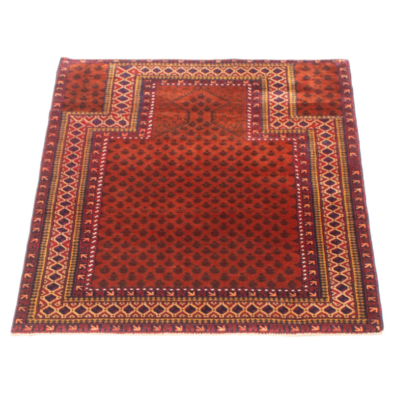 Teimani Copper Rug 3'1" x 4'4"