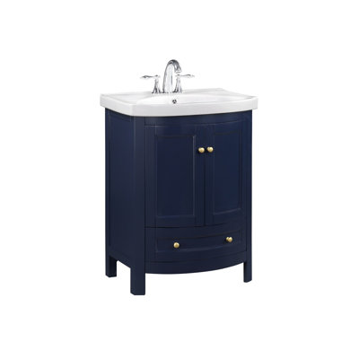 Thibeault 24'' Single Bathroom Vanity with Ceramic Top