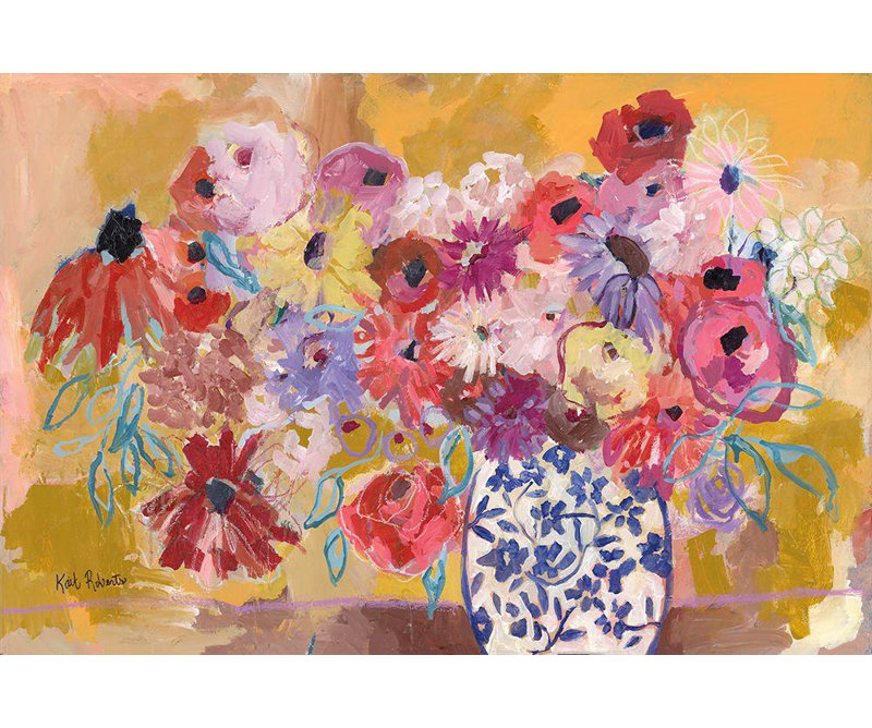 «Red Love Barrel Studio», œuvre d'art sur toile tendue par Kait Gallery: A Love Song For You, H 33 po x l 48 po