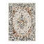 Tapis intérieur lavable à la machine Medallion - orange / bleu / beige avec envers antidérapant-2007424716