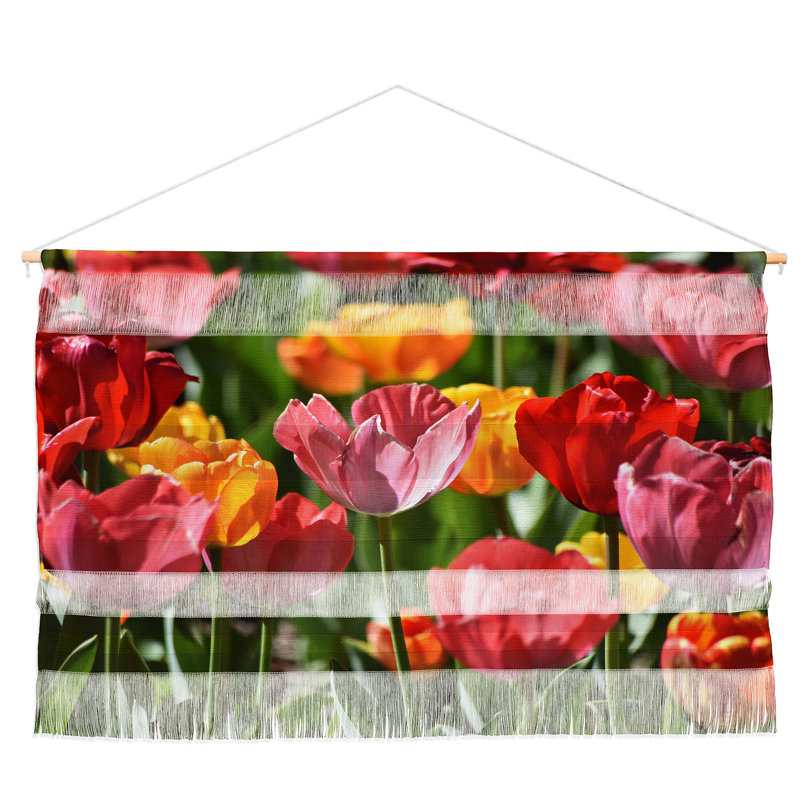 Suspension murale brillante spring par lisa argyropoulos, H 32 po x l 47 po x P 0,13 po