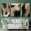 Baked Paintstrokes I - Ensemble de 3 reproductions de cadres photo sur toile-97757303-97757299