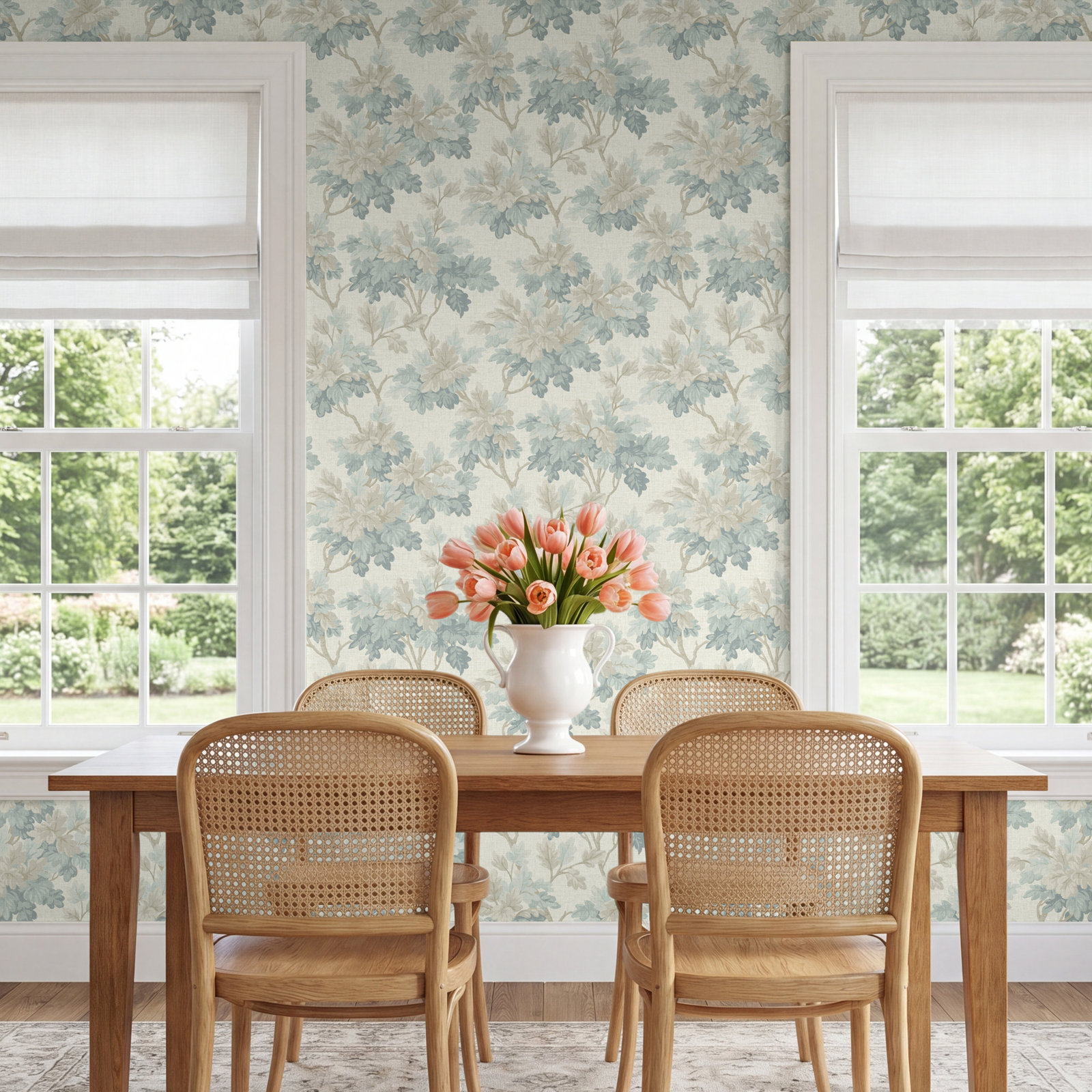 Leaf Trail Wallpaper Double Roll, Green