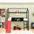 Twin Metal House-Shaped Loft Bed With Slide And Writing Board-119618982