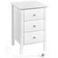 Stanislav 3 Drawer Bedside Table