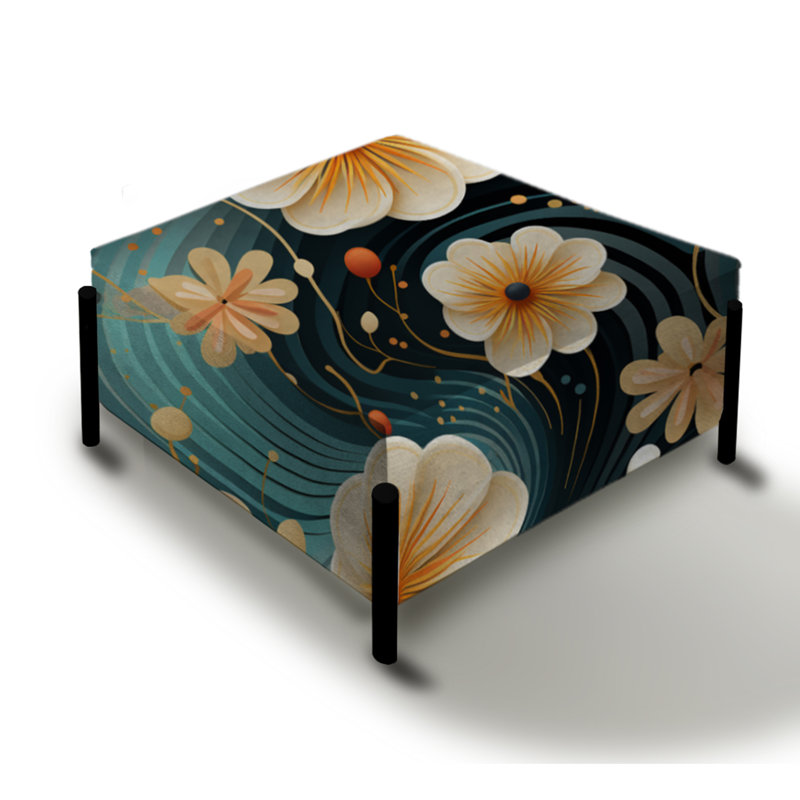 Motif botanique beige et beige Dreamy