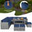 9 - Person Modular Patio Conversation Set with Cushions-1368862509
