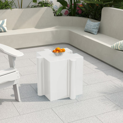 Table d'appoint casse-tête, table modulaire à bord convexe MGO