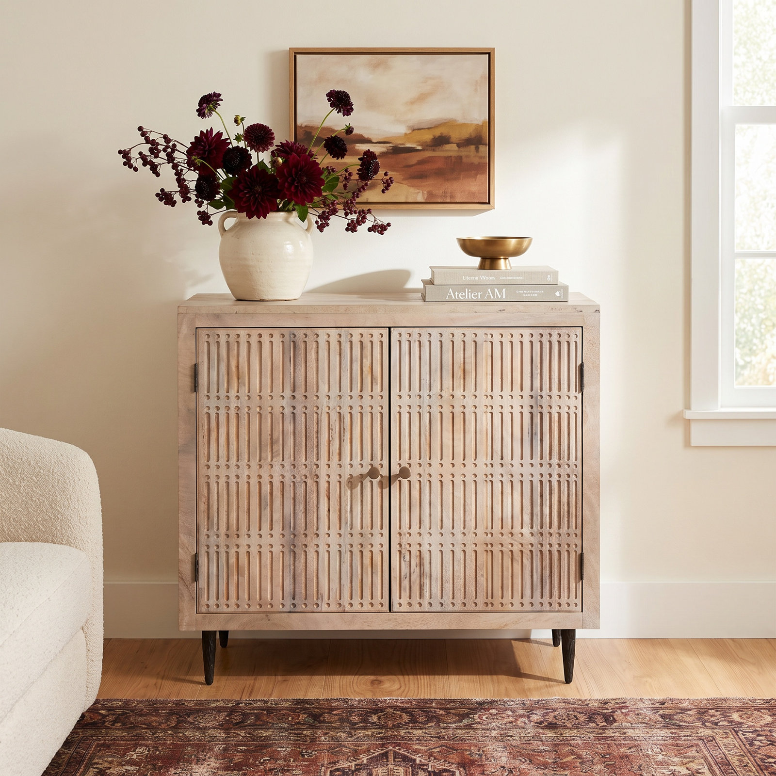 Ivona Solid Wood Accent Chest