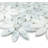 White Marble Daisy Flower 12x12 Mosaic Tile – Floral Backsplash Tile for Kitchen, Bathroom & Shower Wall (10x12 Sheet)