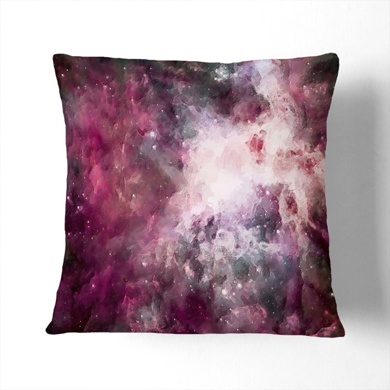 Universe Vol.53 Cushion with Filling, White, 40cm H x 40cm W x 15cm D
