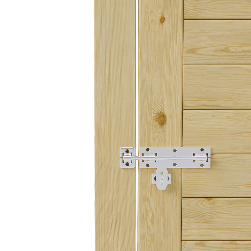 Wooden Garden Gate with Door Latch