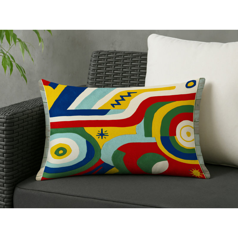 Dandy Perk Indoor And Outdoor Throw Pillow, Rectangle 20"H x 14"W