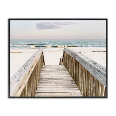 «Steps to Beach Shore», estampe numérique par Nan