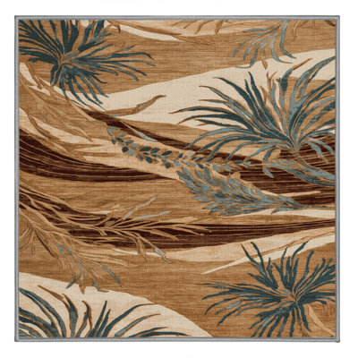 Machine Washable Persian Brown Area Rug