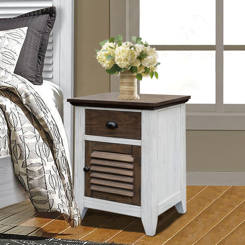 Pickel 20'' W Solid Wood Nightstand