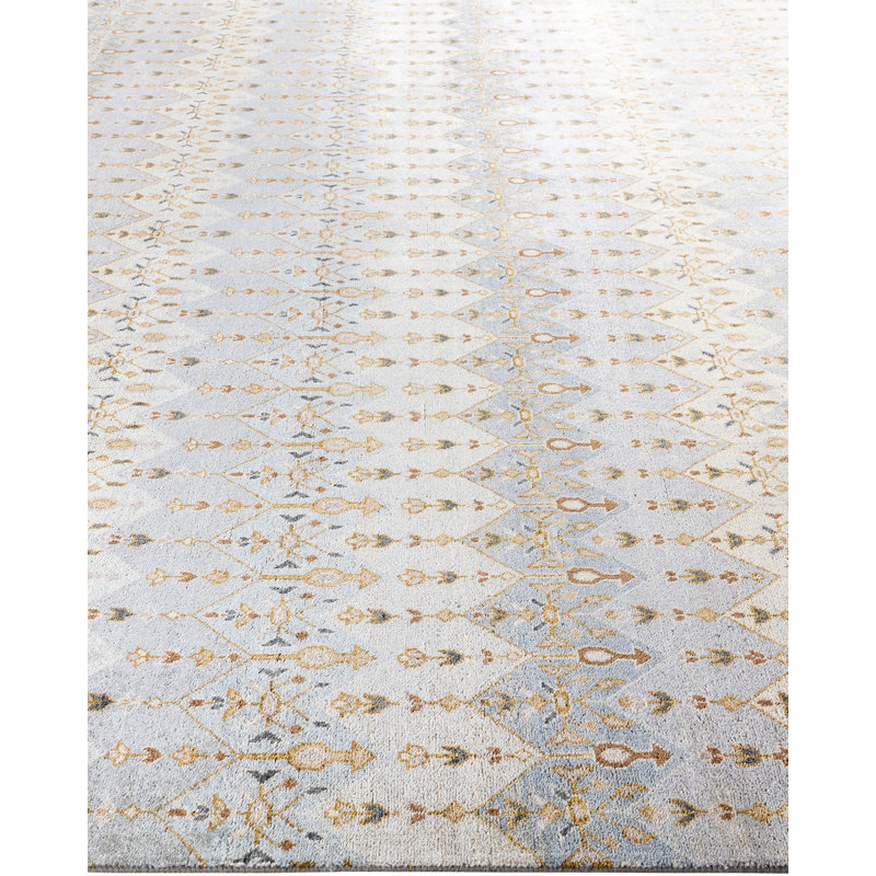 Overdyed One-of-a-Kind 9' 1" X 12' 3" Hand Knotted Area Rug