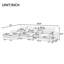 Grand canapé modulaire moderne en forme de L, canapé convertible avec méridienne réversible-1062364115