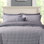 Ensemble de housse de couette réversible 4 pièces Bernia Grey
