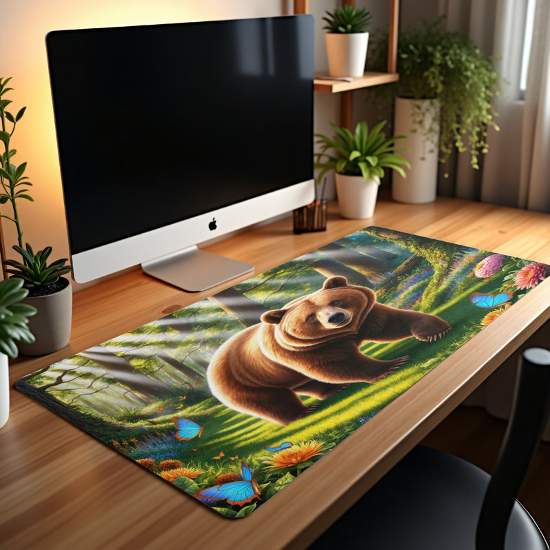 Polyester Desk Pad, 31.5x15.5