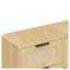 Commode de rangement en rotin moderne avec armoire de rangement en bois pour chambre à coucher, salon, entrée et couloir