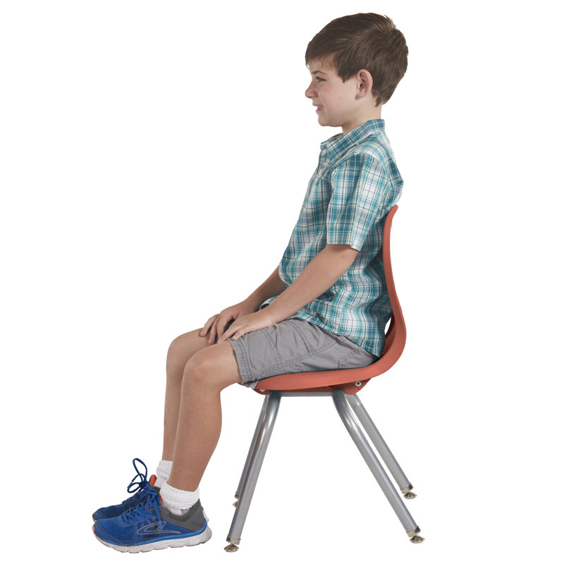 Fauteuil Contour avec glissières pivotantes, 16 po, Mandarine