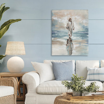 Jésus sur toile, conception par Elizabeth Medley