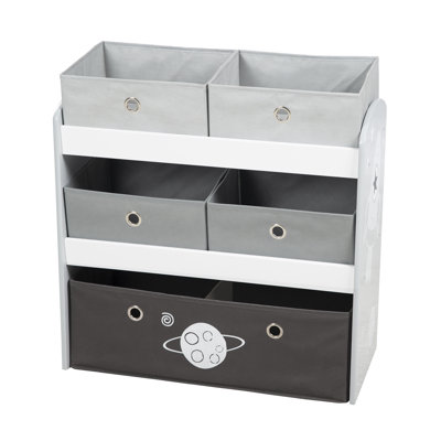 Rocket Toy Storage Bench