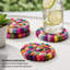 Ensemble de sous-verres ronds 4 po MODWOOL (multicolore)-938868513