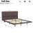 Floating Bed Frame With Under - Led Lights And 8 Dynamic Options, Full Size Modern Pu Bed, Coffee, Design Remote Controlled Build, Easy Setup-79707572-79707571
