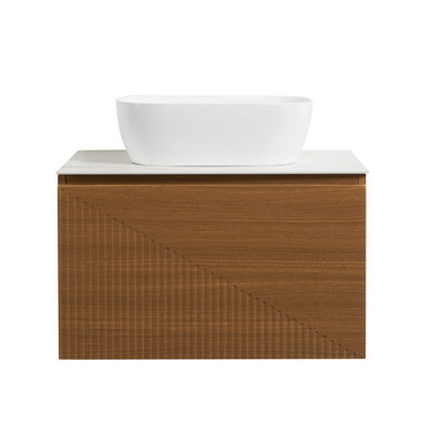 Zihlman 29.5'' Wall Mounted Single Bathroom Vanity Set