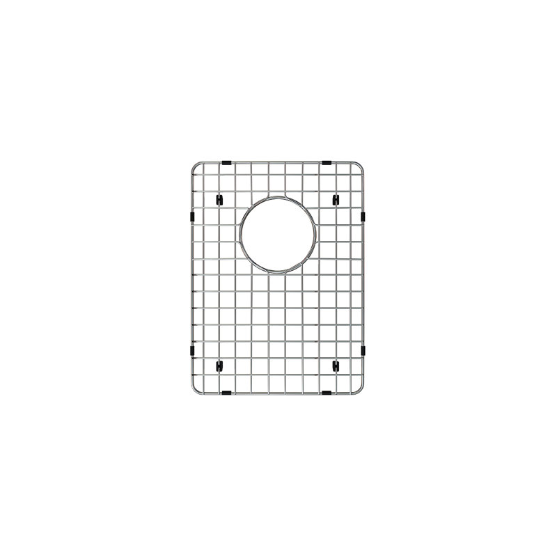 Grille d'évier de cuisine encastrable en acier inoxydable Swiss Madison pour éviers 14 x 18 x 10