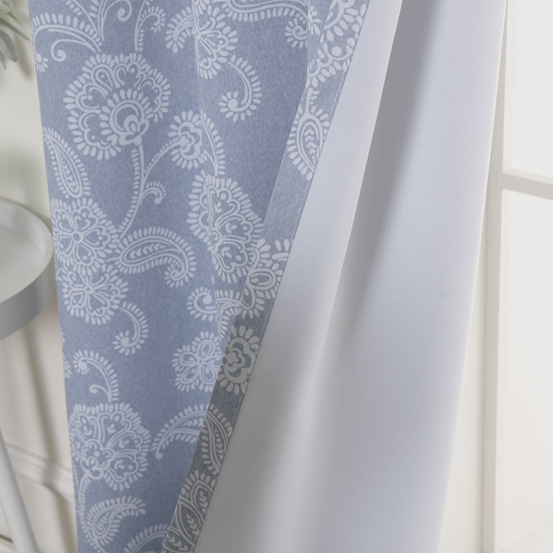 Blackout Sliding Panel, Blue