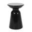 Table d'appoint d'extérieur en métal - Design épuré, tables de bout thermolaquées évasées-839196408
