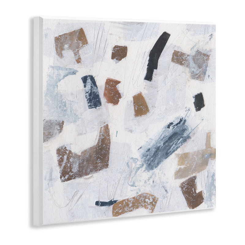 Dappled Abstract Forms Wall Plaque Art by Melissa Wang