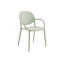 Ensemble de chaises de salle à manger empilables modernes pour un patio résistant aux intempéries et à l'intérieur-685645339