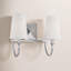 Éclairage pour salle de bain 2 lumières à intensité variable Alata-10658823