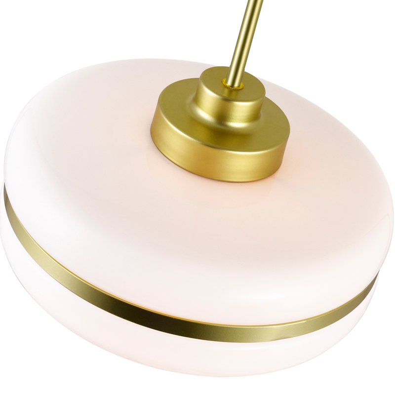 Luminaire suspendu linéaire moderne à 1 lumière, 8" H x 12" W x 16" D