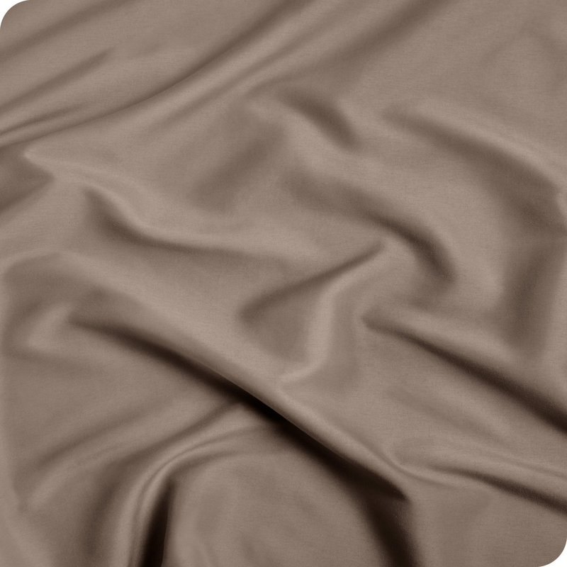 Microfiber Fitted Sheet, Taupe, California King Fitted Sheet