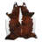 Custom Genuine Exotic White Belly Backbone Cowhide Rug-1756290177