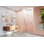 Illume 49.5 in. x 78 in. Fully Frameless Wall Hinge Shower Door