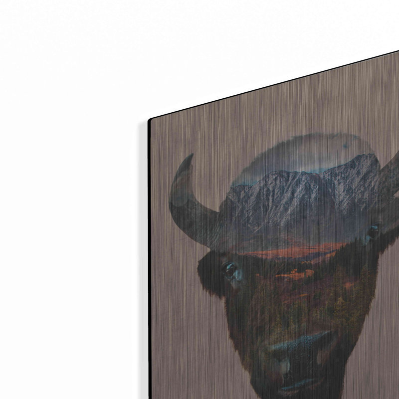 " Bison Peak " by Davies Babies, 16" H x 12" W