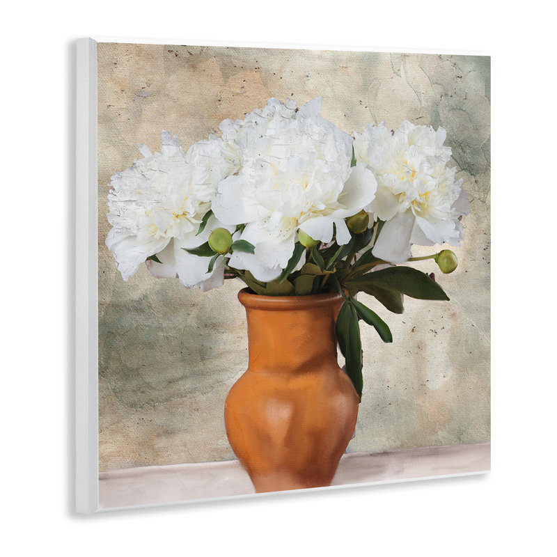 Art mural sur vase en terre cuite rustique par Kim Allen