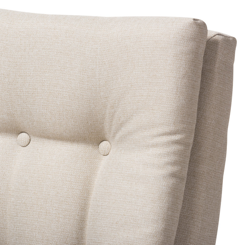 Kellems Upholstered Armchair, Light Beige