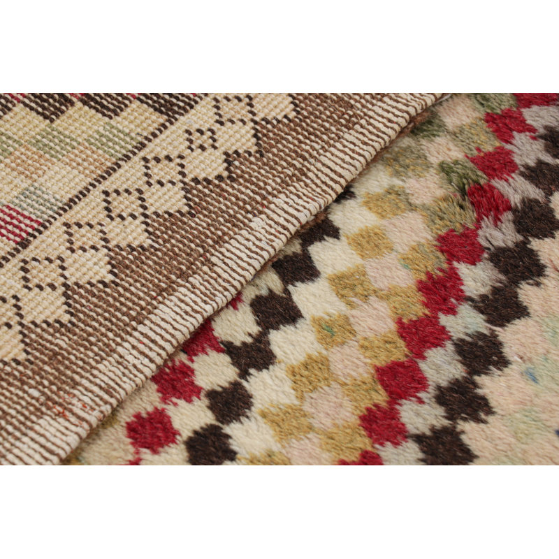 One-of-a-Kind 2’8”x11’10” Hand Knotted Area Rug
