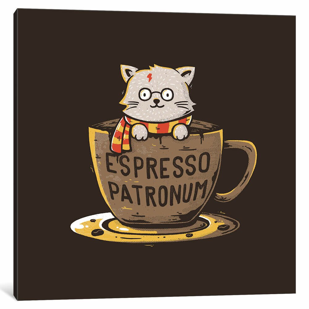 Leinwandbild Espresso Patronum