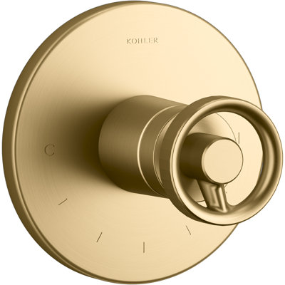 Components Thermostatic Valve Trim with Industrial Handle